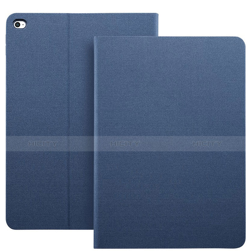 Apple iPad Mini 4用手帳型 レザーケース スタンド L04 アップル ネイビー