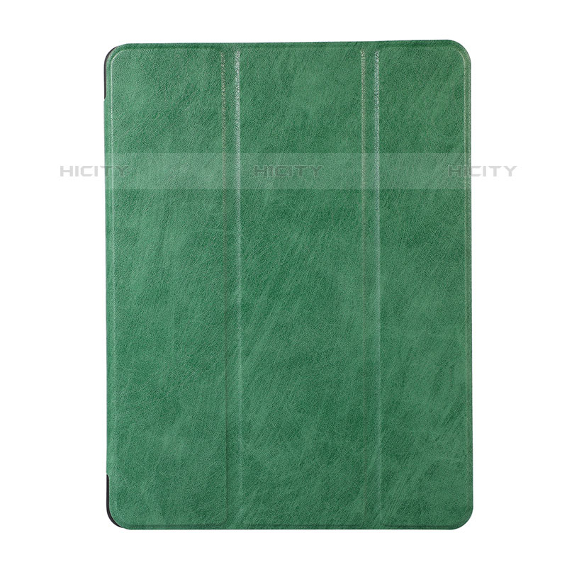 Apple iPad Mini 4用手帳型 レザーケース スタンド カバー H02 アップル グリーン