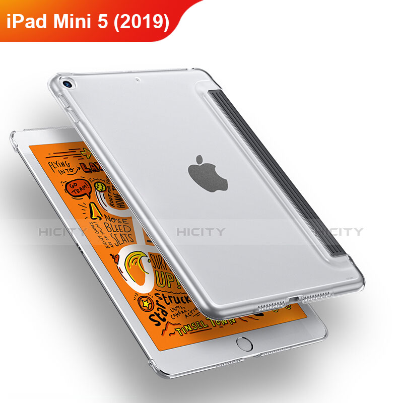 Apple iPad Mini 5 (2019)用極薄ソフトケース シリコンケース 耐衝撃 全面保護 クリア透明 カバー アップル クリア