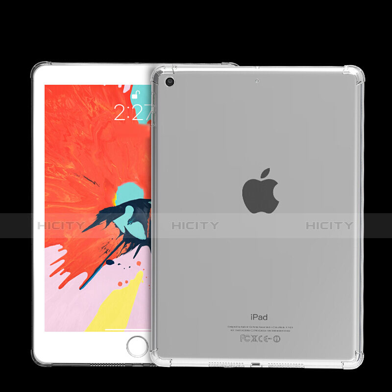 Apple iPad Mini 5 (2019)用極薄ソフトケース シリコンケース 耐衝撃 全面保護 クリア透明 T02 アップル クリア
