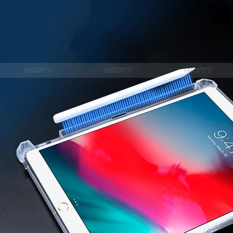 Apple iPad Mini 5 (2019)用極薄ソフトケース シリコンケース 耐衝撃 全面保護 クリア透明 スタンド S01 アップル クリア