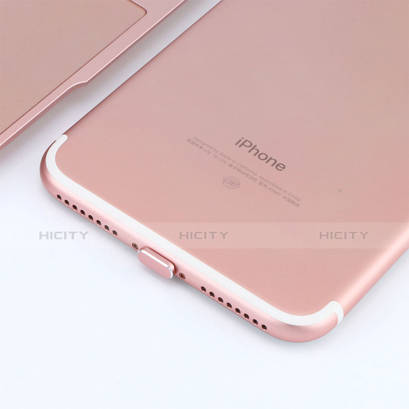 Apple iPad Mini 5 (2019)用アンチ ダスト プラグ キャップ ストッパー Lightning USB J06 アップル ローズゴールド