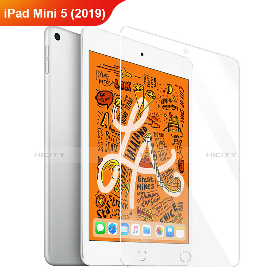 Apple iPad Mini 5 (2019)用強化ガラス 液晶保護フィルム T02 アップル クリア
