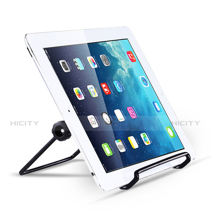 Apple iPad Mini 5 (2019)用スタンドタイプのタブレット ホルダー ユニバーサル T20 アップル ブラック