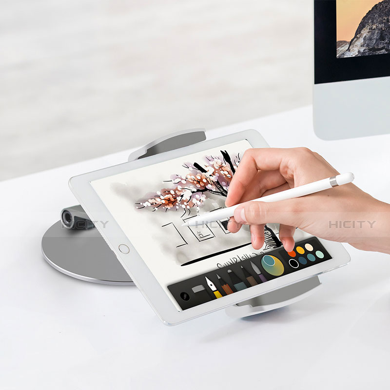 Apple iPad Mini 5 (2019)用スタンドタイプのタブレット クリップ式 フレキシブル仕様 K10 アップル 