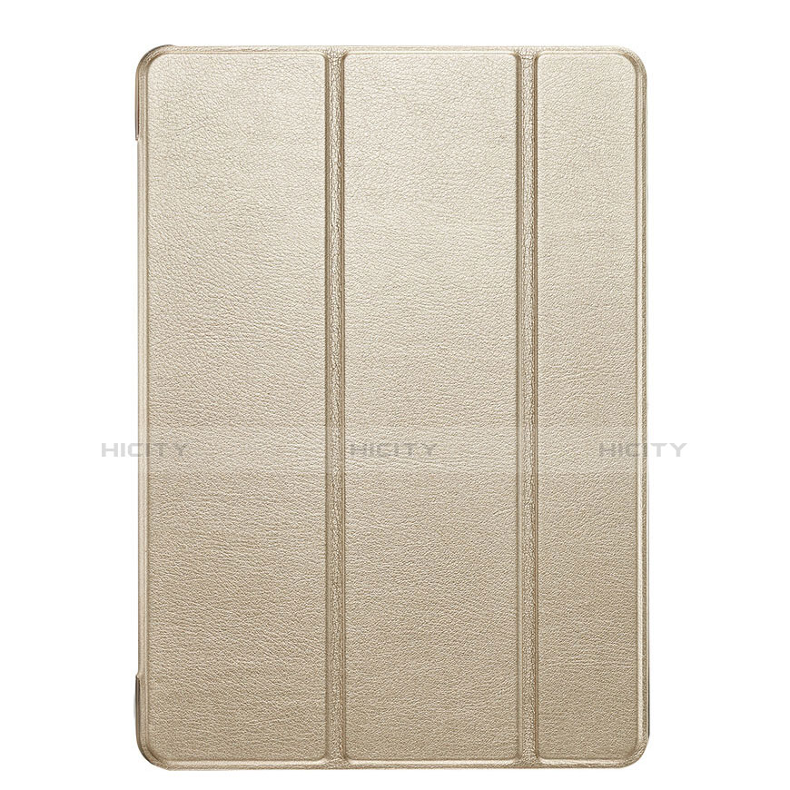 Apple iPad Mini用手帳型 レザーケース スタンド L05 アップル ゴールド
