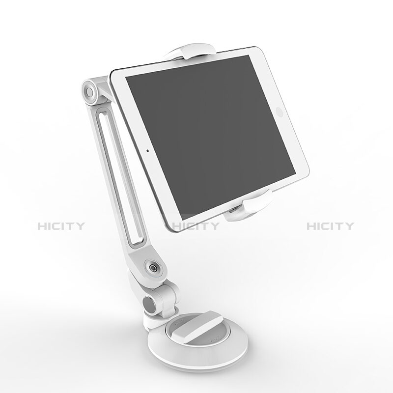 Apple iPad Mini用スタンドタイプのタブレット クリップ式 フレキシブル仕様 H12 アップル ホワイト