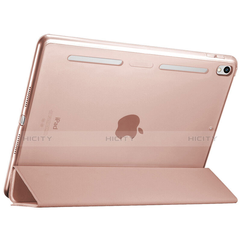 Apple iPad Pro 10.5用手帳型 レザーケース スタンド L02 アップル ローズゴールド