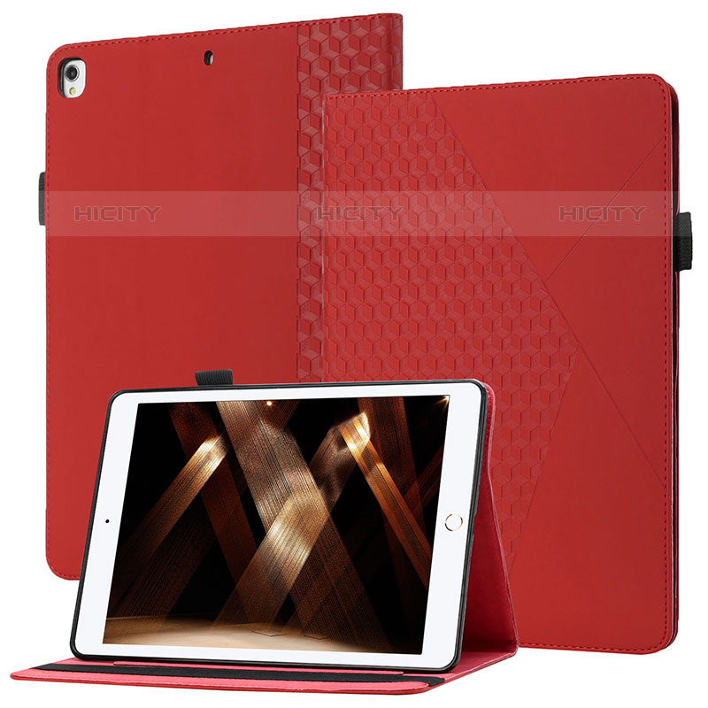 Apple iPad Pro 10.5用手帳型 レザーケース スタンド カバー YX1 アップル レッド
