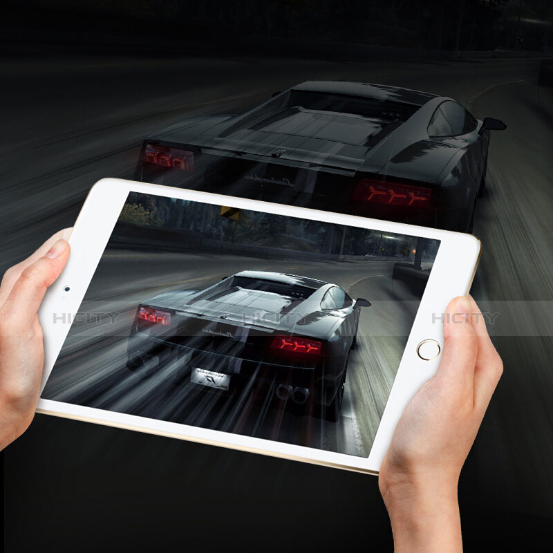 Apple iPad Pro 10.5用アンチグレア ブルーライト 強化ガラス 液晶保護フィルム アップル ネイビー