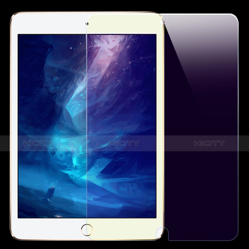 Apple iPad Pro 10.5用アンチグレア ブルーライト 強化ガラス 液晶保護フィルム F02 アップル ネイビー