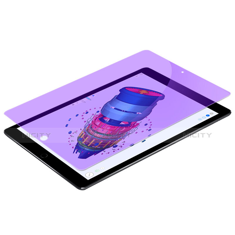 Apple iPad Pro 10.5用アンチグレア ブルーライト 強化ガラス 液晶保護フィルム F07 アップル ネイビー