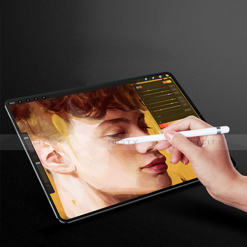 Apple iPad Pro 11 (2018)用強化ガラス 液晶保護フィルム T01 アップル クリア
