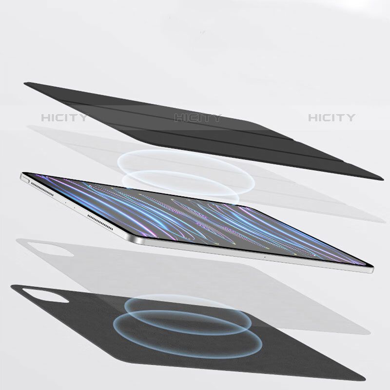 Apple iPad Pro 11 (2020)用手帳型 レザーケース スタンド カバー P04 アップル ブラック