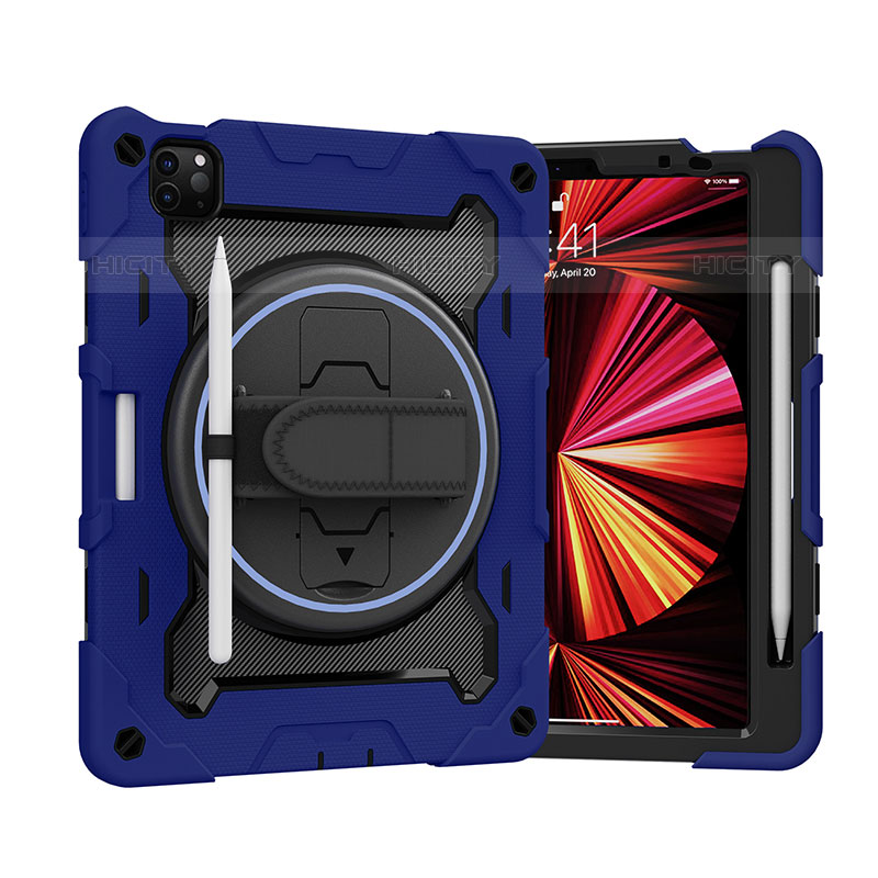 Apple iPad Pro 11 (2020)用ハイブリットバンパーケース スタンド プラスチック 兼シリコーン カバー L10 アップル 