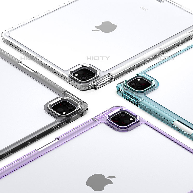 Apple iPad Pro 11 (2020)用ハイブリットバンパーケース クリア透明 プラスチック カバー P01 アップル 