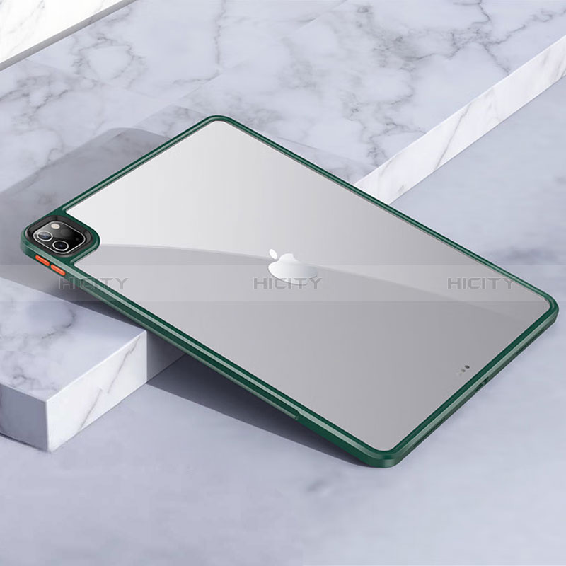 Apple iPad Pro 11 (2020)用ハイブリットバンパーケース クリア透明 プラスチック カバー アップル 
