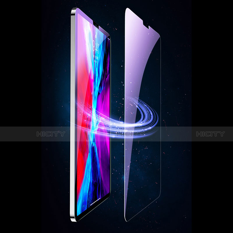 Apple iPad Pro 11 (2020)用アンチグレア ブルーライト 強化ガラス 液晶保護フィルム B05 アップル クリア