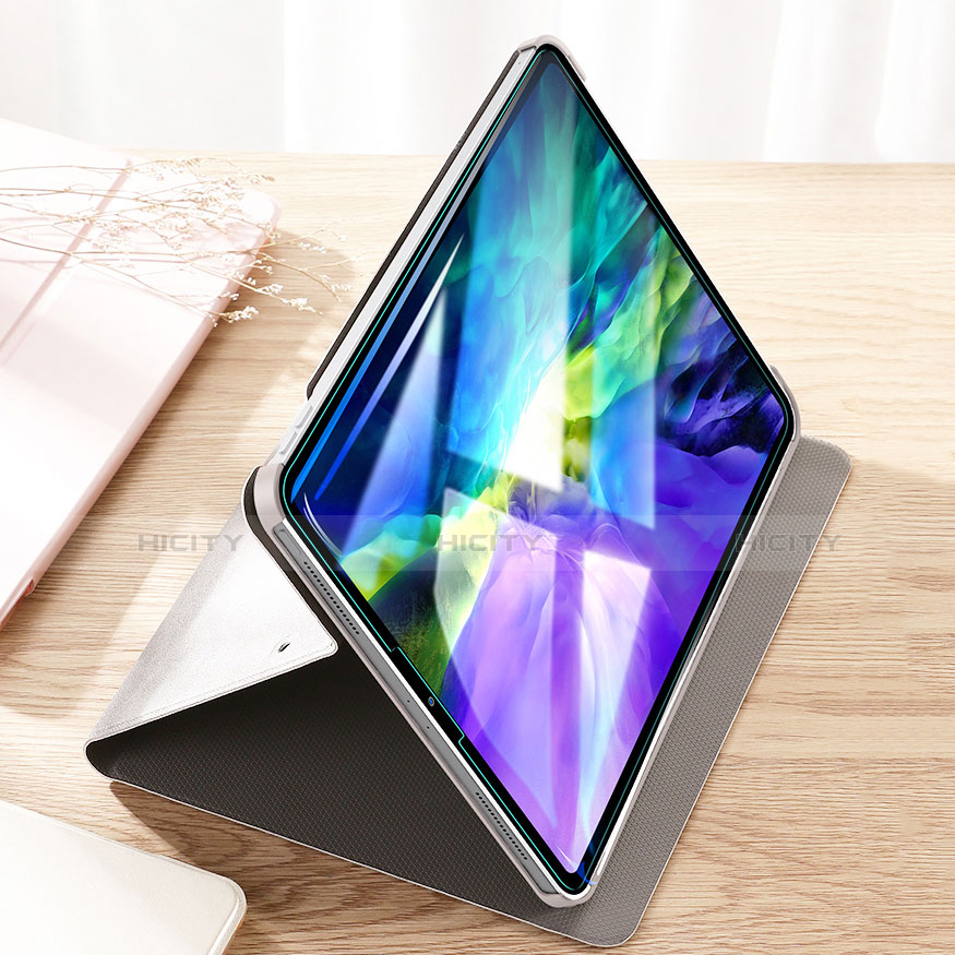 Apple iPad Pro 11 (2020)用アンチグレア ブルーライト 強化ガラス 液晶保護フィルム B01 アップル クリア