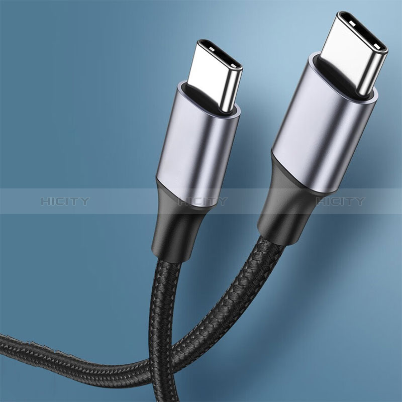 Apple iPad Pro 11 (2021)用Type-C USB-C to Type-C USB-C アクティブ変換ケーブルアダプタ 60W アップル ダークグレー