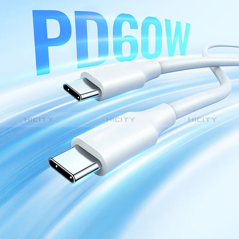 Apple iPad Pro 11 (2021)用Type-C USB-C to Type-C USB-C アクティブ変換ケーブルアダプタ 60W H04 アップル 