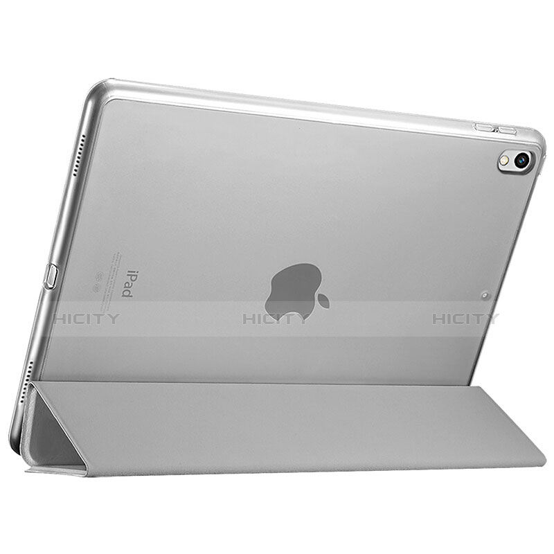Apple iPad Pro 12.9 (2017)用手帳型 レザーケース スタンド アップル シルバー