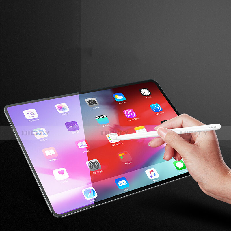 Apple iPad Pro 12.9 (2018)用アンチグレア ブルーライト 強化ガラス 液晶保護フィルム アップル クリア