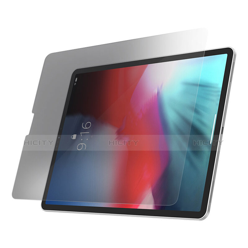 Apple iPad Pro 12.9 (2018)用反スパイ 強化ガラス 液晶保護フィルム アップル クリア