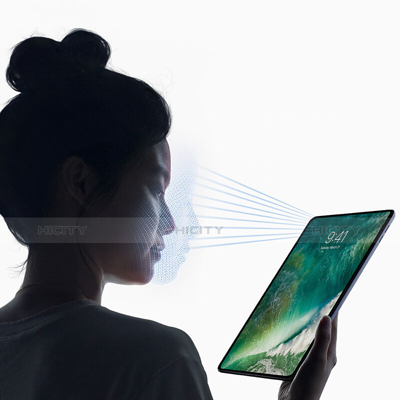 Apple iPad Pro 12.9 (2018)用強化ガラス 液晶保護フィルム T01 アップル クリア