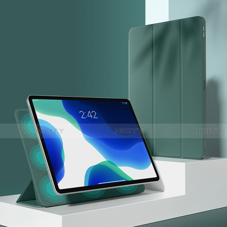 Apple iPad Pro 12.9 (2020)用手帳型 レザーケース スタンド カバー L06 アップル 