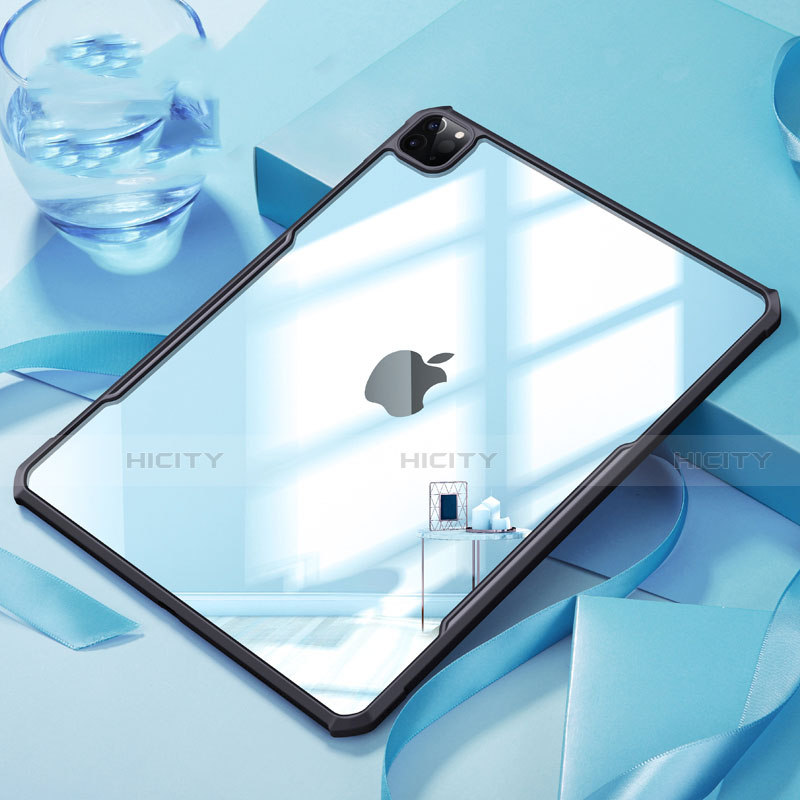 Apple iPad Pro 12.9 (2020)用極薄ソフトケース シリコンケース 耐衝撃 全面保護 クリア透明 H01 アップル 