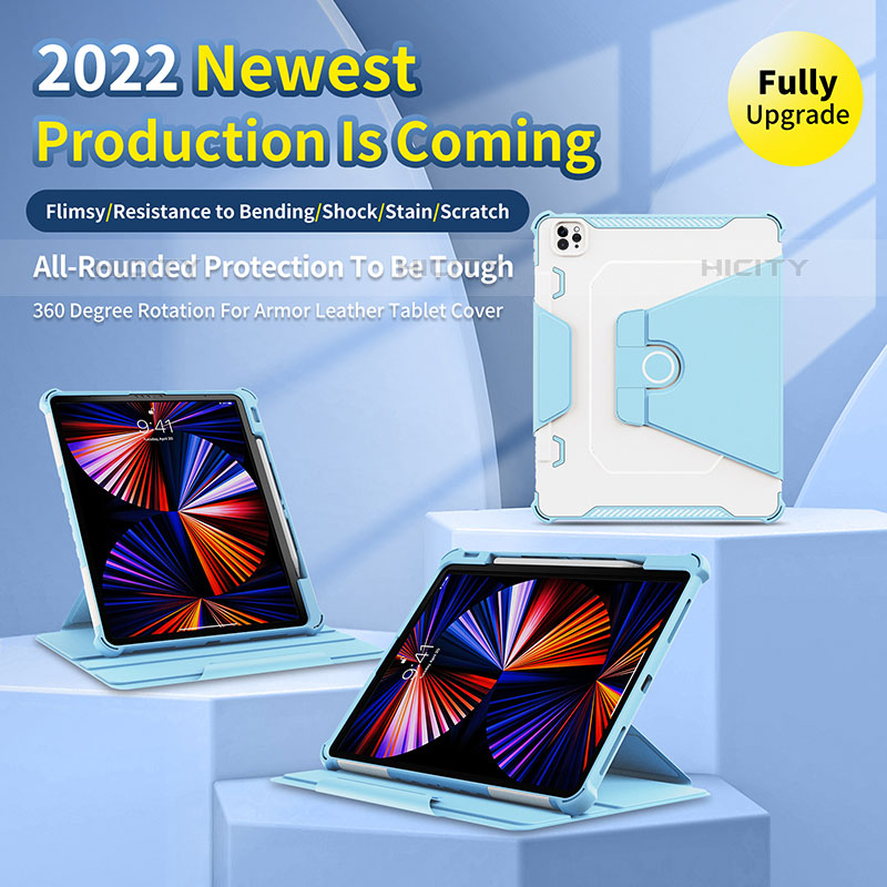 Apple iPad Pro 12.9 (2020)用ハイブリットバンパーケース スタンド プラスチック 兼シリコーン カバー L05 アップル 