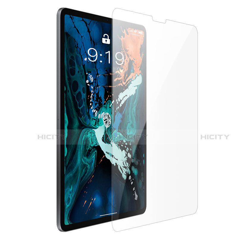 Apple iPad Pro 12.9 (2020)用強化ガラス 液晶保護フィルム T06 アップル クリア