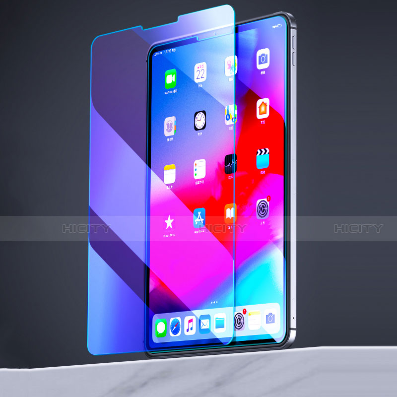 Apple iPad Pro 12.9 (2020)用アンチグレア ブルーライト 強化ガラス 液晶保護フィルム B01 アップル クリア