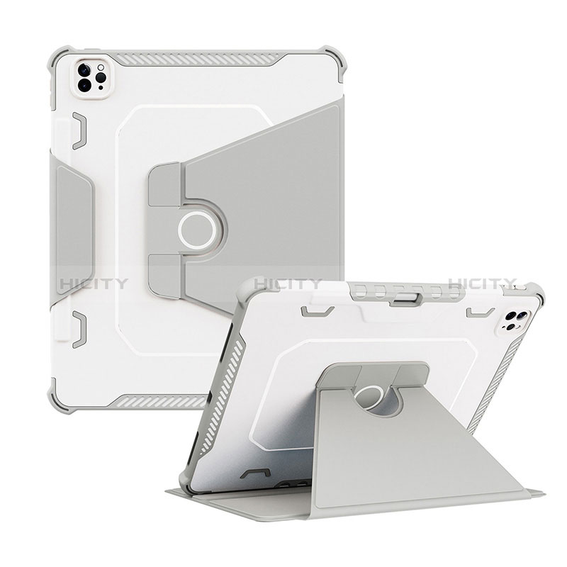 Apple iPad Pro 12.9 (2021)用ハイブリットバンパーケース スタンド プラスチック 兼シリコーン カバー L04 アップル 