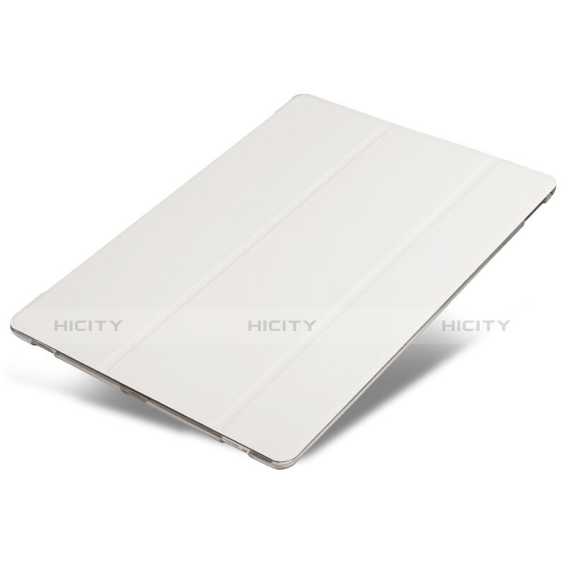 Apple iPad Pro 12.9用手帳型 レザーケース スタンド アップル ホワイト