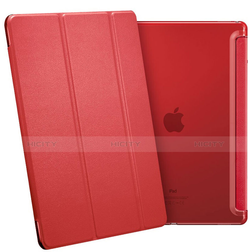Apple iPad Pro 12.9用手帳型 レザーケース スタンド L02 アップル レッド
