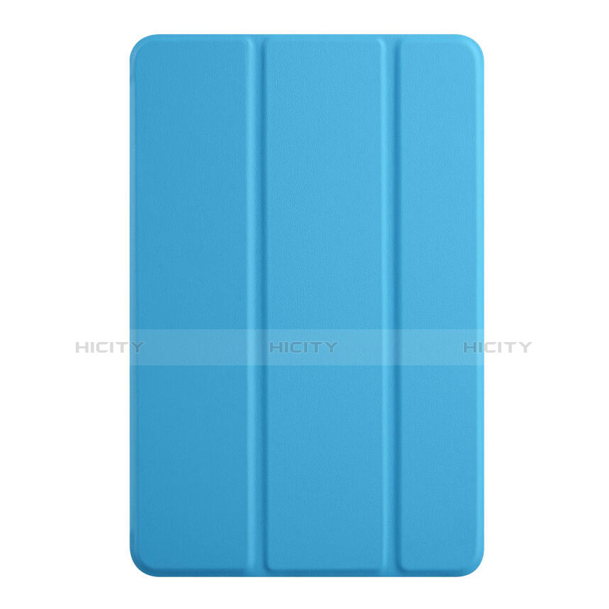 Apple iPad Pro 9.7用レザーケース 手帳型 スタンド アップル ブルー