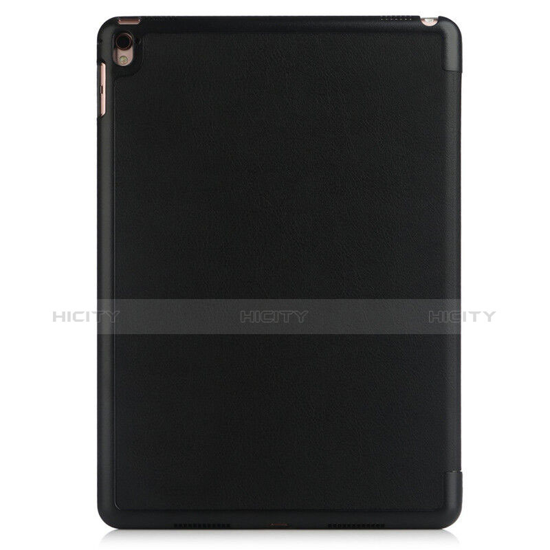 Apple iPad Pro 9.7用レザーケース 手帳型 スタンド 質感もマット アップル ブラック