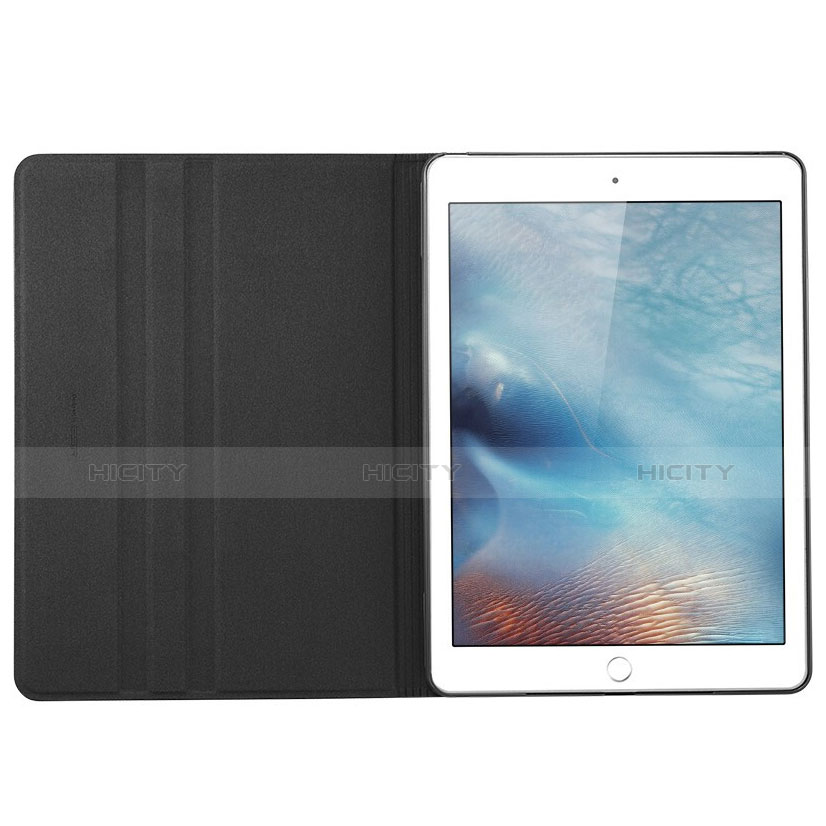 Apple iPad Pro 9.7用手帳型 レザーケース スタンド L01 アップル ブラック