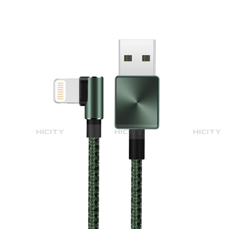 Apple iPhone 11用USBケーブル 充電ケーブル D19 アップル グリーン