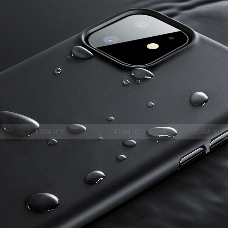 Apple iPhone 11用ハードケース プラスチック 質感もマット アップル ブラック