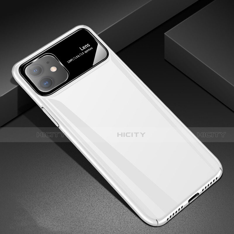 Apple iPhone 11用ハードケース プラスチック 質感もマット カバー M02 アップル ホワイト