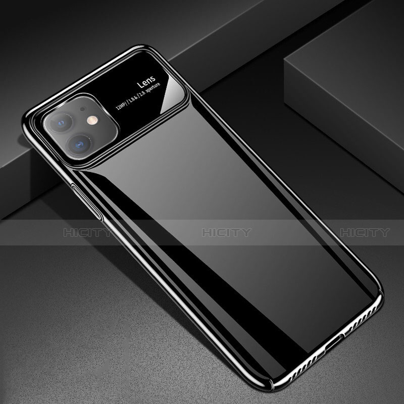 Apple iPhone 11用ハードケース プラスチック 質感もマット カバー M02 アップル ブラック