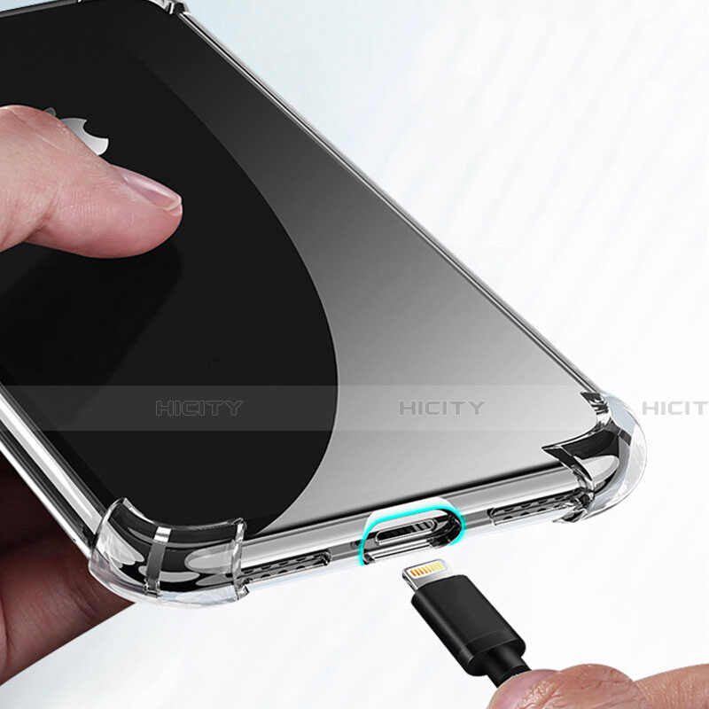 Apple iPhone 11用極薄ソフトケース シリコンケース 耐衝撃 全面保護 クリア透明 U01 アップル クリア