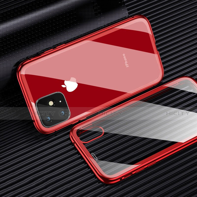 Apple iPhone 11用極薄ソフトケース シリコンケース 耐衝撃 全面保護 クリア透明 H01 アップル 