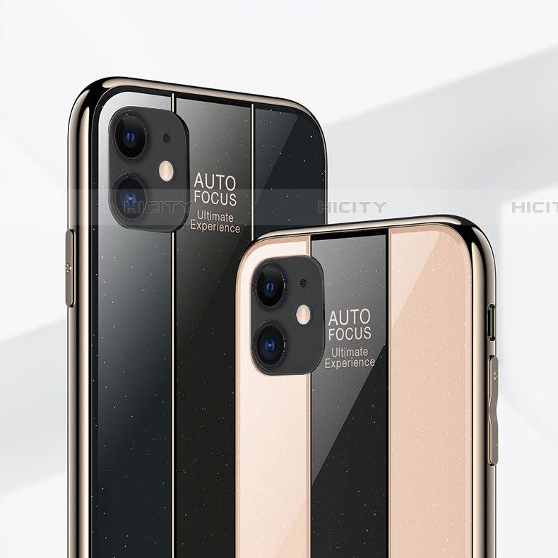 Apple iPhone 11用ハイブリットバンパーケース プラスチック 鏡面 カバー T01 アップル 