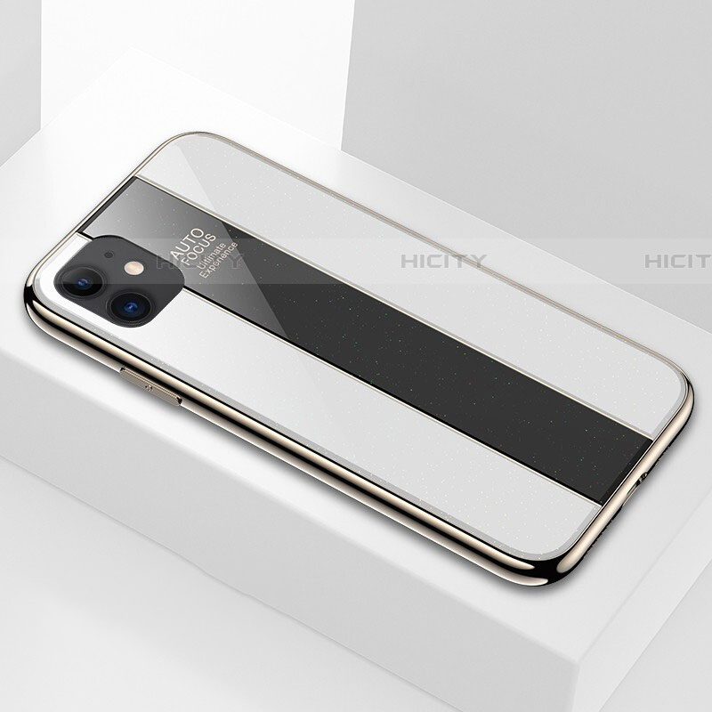 Apple iPhone 11用ハイブリットバンパーケース プラスチック 鏡面 カバー T01 アップル 