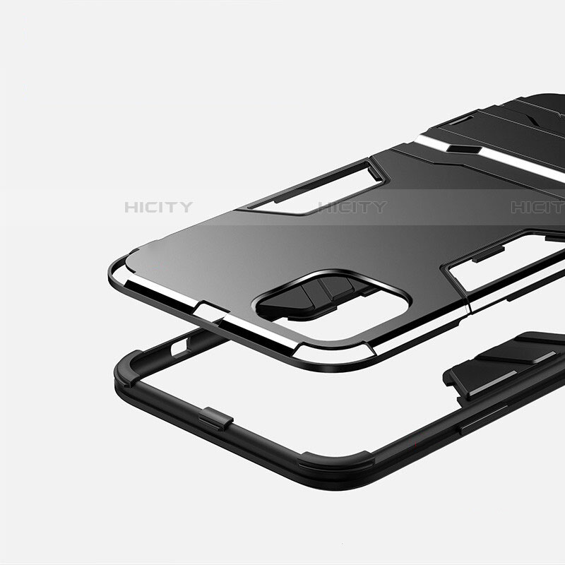 Apple iPhone 11用ハイブリットバンパーケース スタンド プラスチック 兼シリコーン カバー R02 アップル 