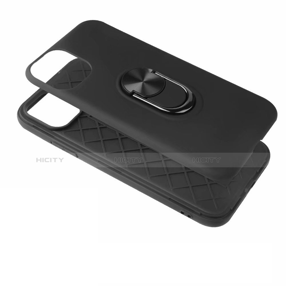 Apple iPhone 11用極薄ソフトケース シリコンケース 耐衝撃 全面保護 アンド指輪 マグネット式 バンパー A01 アップル 